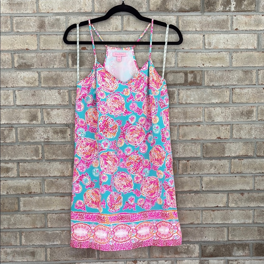 Lilly Pulitzer Dusk Dress in Coral Cove XXS